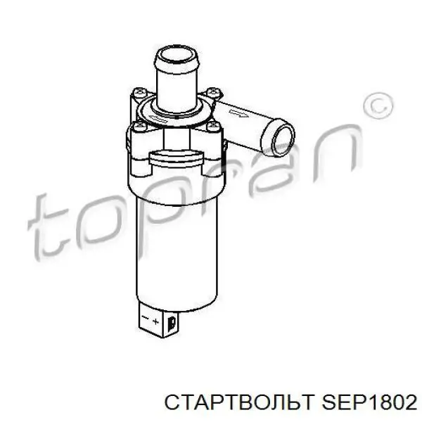 Водяной насос охлаждения электро дополнительный STARTVOLT SEP1802 цена, от 51.14 USD