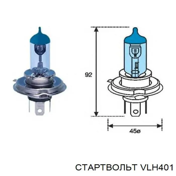 Лампочка галогенная VLH401 STARTVOLT