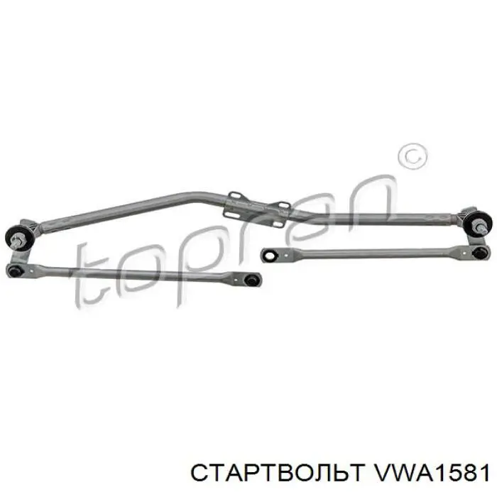 Trapézio de limpador pára-brisas STARTVOLT VWA1581 preço, a partir de 97,43 USD