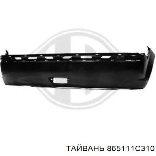 4044071 Polcar Бампер передний в сборе