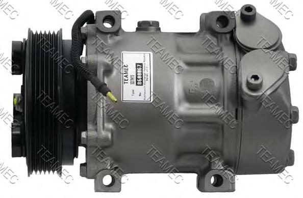 8600067 Teamec compressor de aparelho de ar condicionado