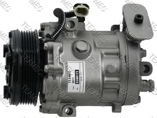 8600115 Teamec compressor de aparelho de ar condicionado