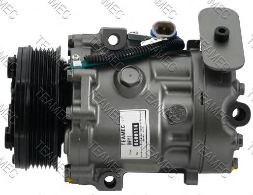 8600114 Teamec compressor de aparelho de ar condicionado