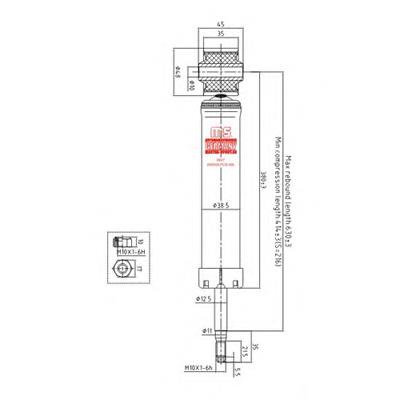 280565HPCSMS Master-sport amortecedor traseiro