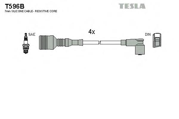 T596B Tesla высоковольтные провода
