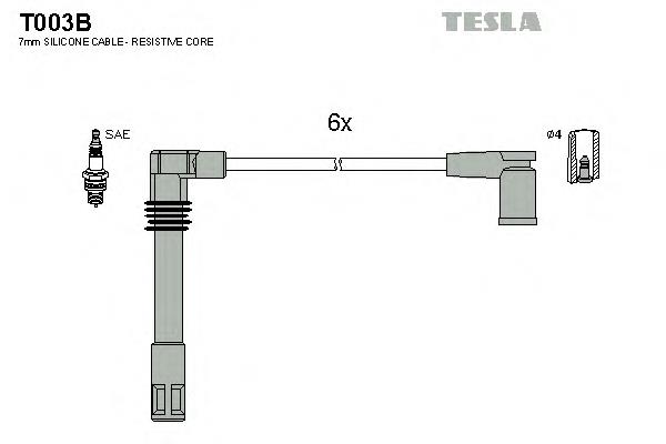 021998031A VAG fios de alta voltagem, kit