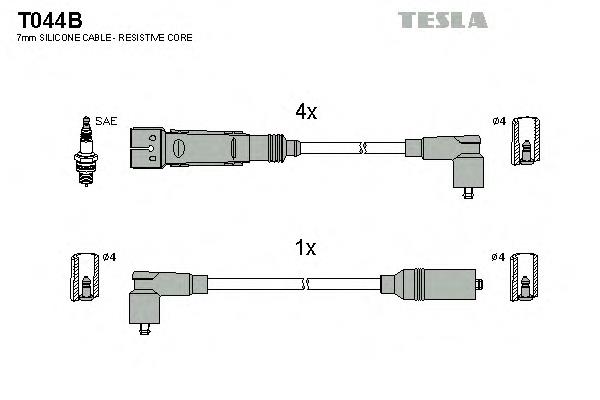 T044B Tesla высоковольтные провода