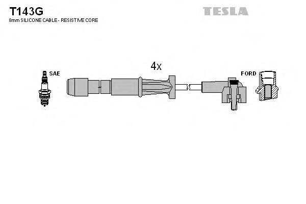 T143G Tesla Провода высоковольтные