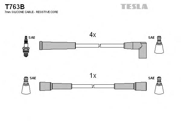 Провода зажигания Tesla T763B цена, от 14.62 USD