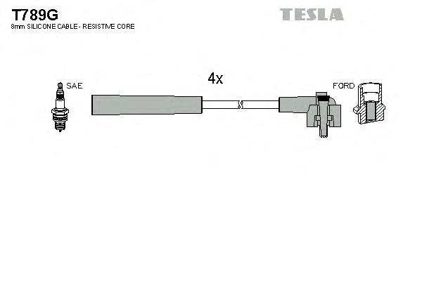 T789G Tesla высоковольтные провода