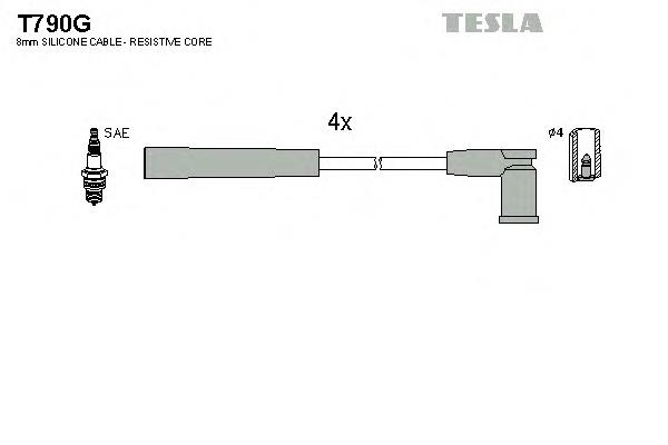 T790G Tesla высоковольтные провода
