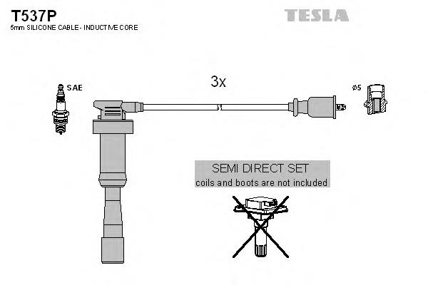 T537P Tesla высоковольтные провода