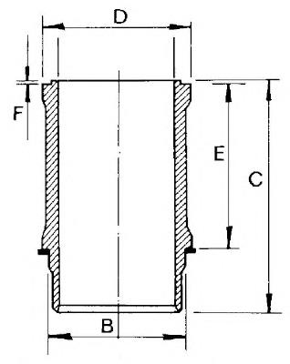 Гільза циліндра 1411280000 GOETZE