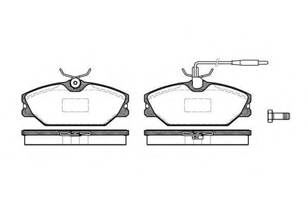 Колодки Woking P308312 цена, от 26.13 USD