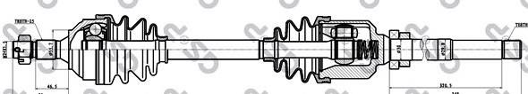 210167 GSP semieixo (acionador dianteiro direito)