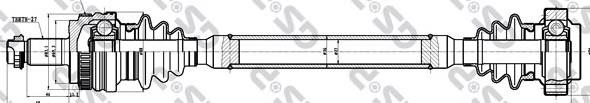 205037 GSP semieixo traseiro esquerdo