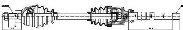 Правая полуось 210007 GSP