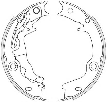 Колодки ручника Z467600 Woking