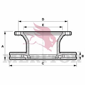 Тормозные диски MBR5112 Arvin Meritor