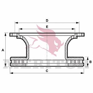 Тормозные диски MBR5060 Arvin Meritor