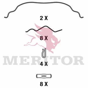 Передние тормозные колодки MDP3090K Arvin Meritor