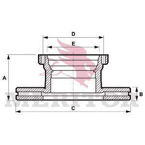 Тормозные диски MBR5092 Arvin Meritor