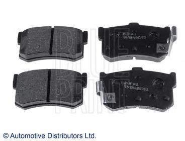 ADG04217 Blue Print sapatas do freio traseiras de disco