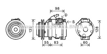 MTK219 Prasco compressor de aparelho de ar condicionado