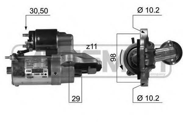 BST2222 Borg&beck motor de arranco