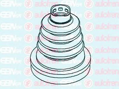 D8524T Autofren bota de proteção interna esquerda de junta homocinética do semieixo dianteiro