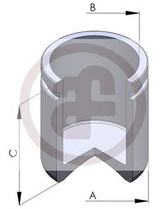 Pistão de suporte do freio traseiro para Mercedes Viano (W639)