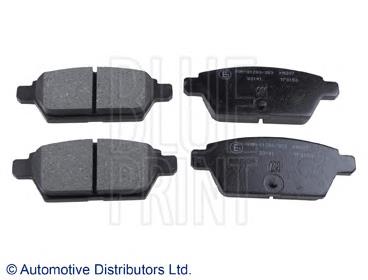 ADM54288 Blue Print sapatas do freio traseiras de disco