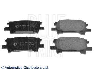 ADT342154 Blue Print sapatas do freio traseiras de disco