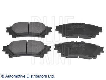 ADT342186 Blue Print sapatas do freio traseiras de disco