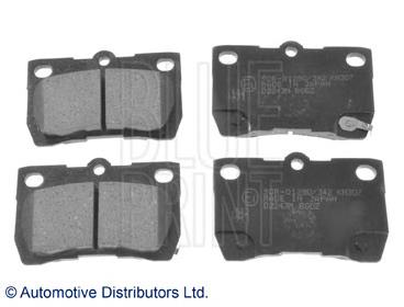 ADT342178 Blue Print sapatas do freio traseiras de disco