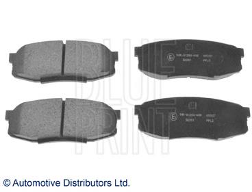 ADT342176 Blue Print sapatas do freio traseiras de disco