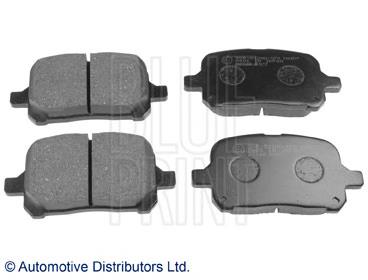 ADT34290 Blue Print sapatas do freio dianteiras de disco