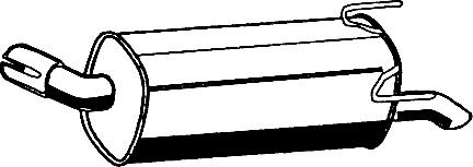 Глушитель  Opel 13150386