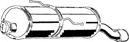 08.062 Asmet silenciador, parte traseira