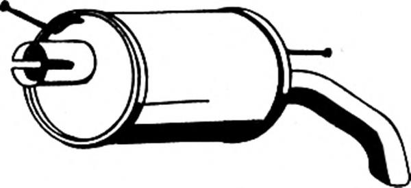 07.174 Asmet silenciador, parte traseira