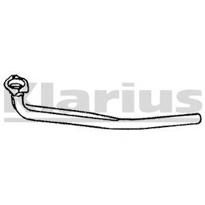 130189 Klarius труба приемная (штаны глушителя передняя)
