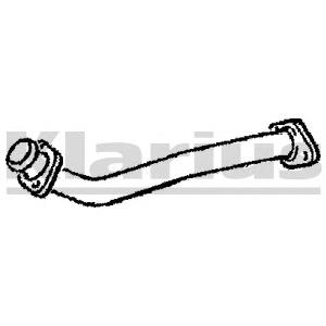 Труба приемная (штаны) глушителя передняя на Hyundai Galloper JK