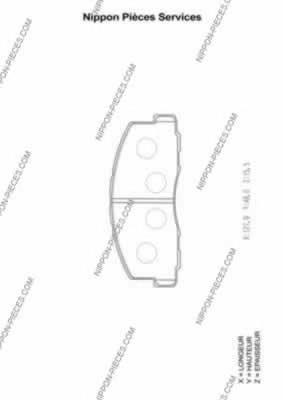 Передние тормозные колодки M360I21 NPS