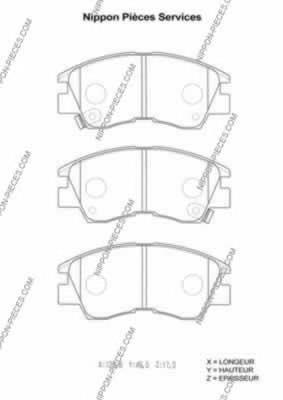 Передние тормозные колодки M360I27 NPS