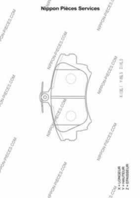 1617265180 Peugeot/Citroen sapatas do freio dianteiras de disco