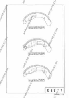 4706738 Peugeot/Citroen sapatas do freio traseiras de tambor