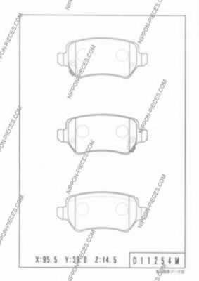 P59038X Brembo sapatas do freio traseiras de disco