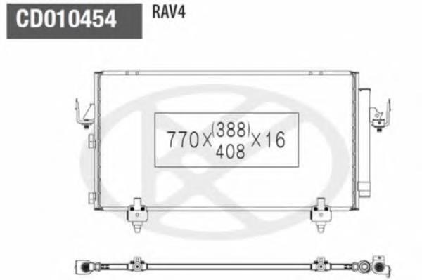 T526A02 NPS radiador de aparelho de ar condicionado