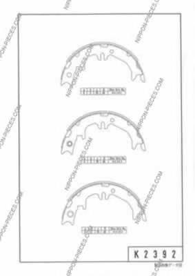 Sapatas do freio de estacionamento MarkBest MRB20714 preço, a partir de 35,88 USD