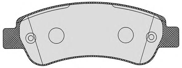 8870 Raicam колодки тормозные задние дисковые